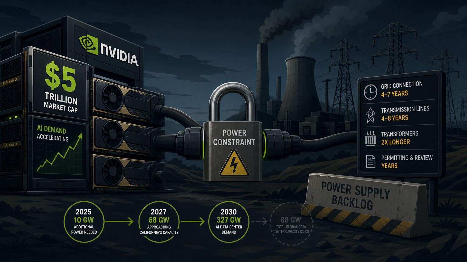 Nvidia's $5 Trillion Milestone Reveals a Hidden Crisis: Where Will We Find the Power?